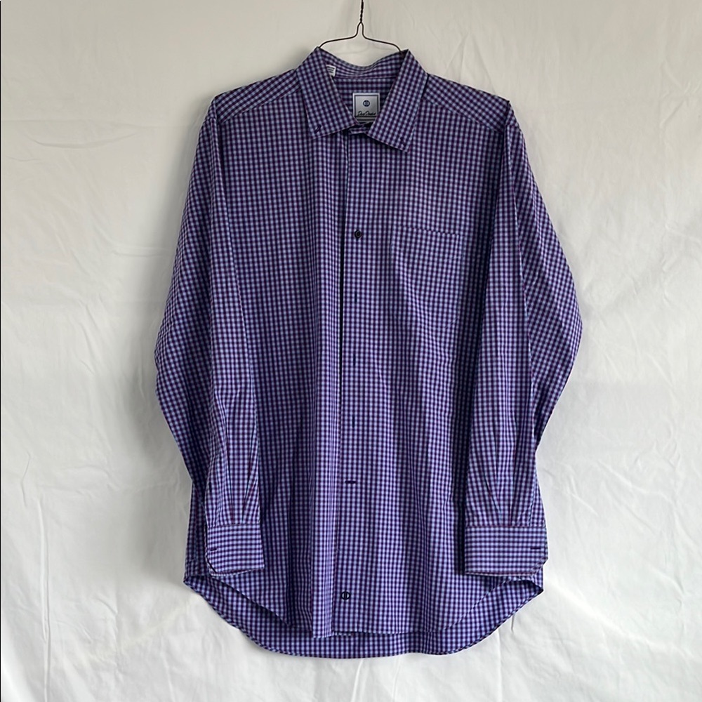 Purple Checkered Men's Shirt